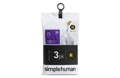 simplehuman Bin Liner Code R 3 x 20 Pack 60 Liners simplehuman Bin Liner Code R 3 x 20 Pack 60 Liners